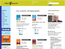 Tablet Screenshot of edition-ruprecht.de